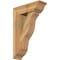 Ekena Millwork Funston Traditional Rough Sawn Bracket w/ Offset Brace, Western Red Cedar, 8"W x 24"D x 36"H BKT0806X24X36FST01RWR - alternate 1